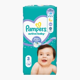 Scutece Active Baby, mărimea 3, 6-10kg, 54 buc