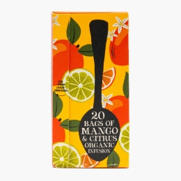 Ceai eco Mango & Citrice, 20 plicuri, 36g