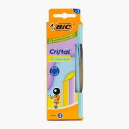 Set 3 pixuri Cristal Pastel, cerneală albastră