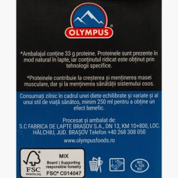 Lapte high protein, fără lactoză, 1.7% grăsime, 0.5l