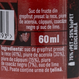 Raw shot cu vitamina C 60ml