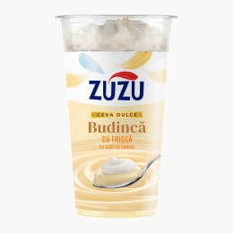 Budincă cu gust de vanilie cu frișcă 170g