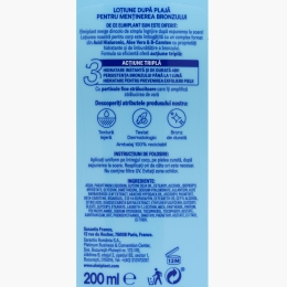 Loțiune strălucitoare după plajă, pentru menținerea bronzului 200ml