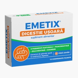 Emetix Digestie Ușoară, 10 comprimate