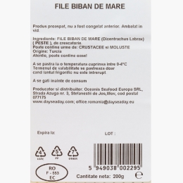 File de biban de mare 200g
