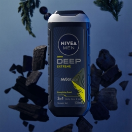 Gel de duș bărbați Deep Sport 3în1, pentru corp, față și păr 500ml