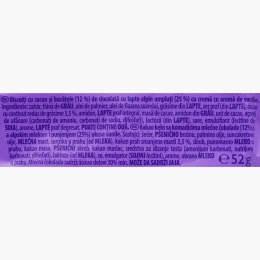 Biscuiți cacao umpluți cu cremă de lapte Sensations Cookies Oreo 52g