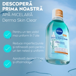 Apă micelară Derma Skin Clear 400ml