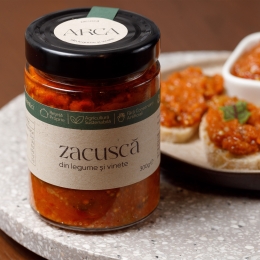 Zacuscă din legume și vinete, 300g