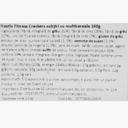 Crackers cu multicereale 140g