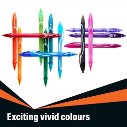 Pix cu gel Roller Gelocity Quick Dry, albastru