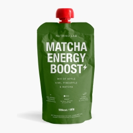 Piure cu măr, kiwi, ananas & matcha Matcha Energy Boost 180g