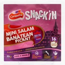 Salam bănățean picant mini 75g