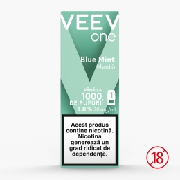 Capsulă pentru țigară electronică Blue Mint 1.8%, 20mg/ml nicotină, 1000 puffs