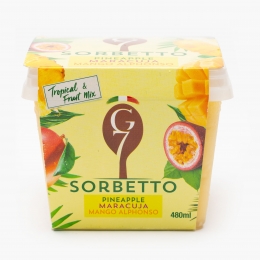Sorbet ananas, fructul pasiunii 270g
