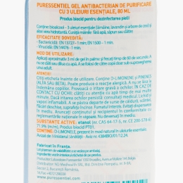 Gel antibacterian de purificare cu 3 uleiuri esențiale 80ml