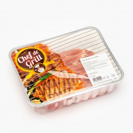 Ceafă de porc cu os feliată 750g