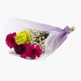 Buchet mix Cerise/Green, 5 fire