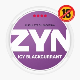 Pliculețe cu nicotină Icy Blackcurrant 11mg 20 buc, format subțire