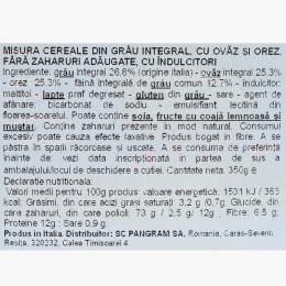 Cereale integrale fără zaharuri adăugate 350g