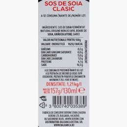 Sos de soia Clasic, 130ml
