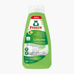 Detergent de vase gel bio All-in-1 Lime pentru mașina de spălat vase, 40 spălări, 650ml