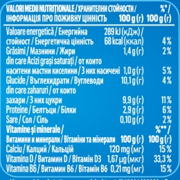 Iaurt de băut cu căpșuni și banane 4x100g