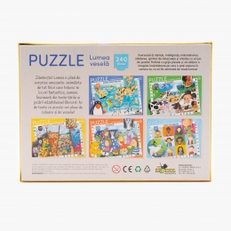 Puzzle - Regatul animalelor (240 piese) 3+ ani