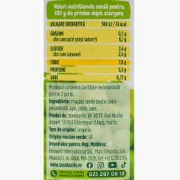 Mazăre verde boabe dulce 400g