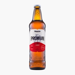 Bere blondă Premium Lager, 5%, sticlă 500ml
