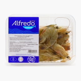 Creveți întregi cruzi, calibru 40/50,  200g