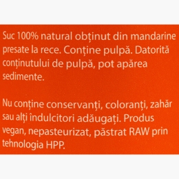 Suc de mandarine, 0.25l