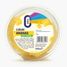 Ananas cuburi 150g
