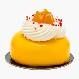 Prăjitură cu mango și fructul pasiunii, 120g