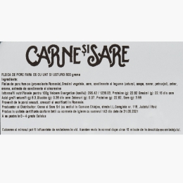 Fleică de porc fără os, marinată 500g