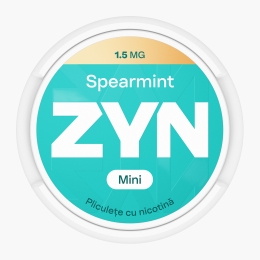 Pliculețe cu nicotină Spearmint mini 1.5mg, 20 buc