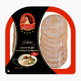 Șuncă de pui cu ierburi aromatice 120g