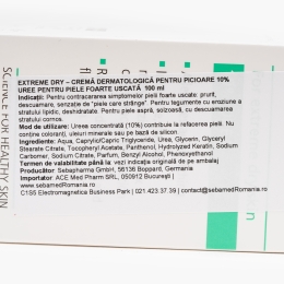 Cremă dermatologică pentru picioare Extreme Dry 10% uree 100ml