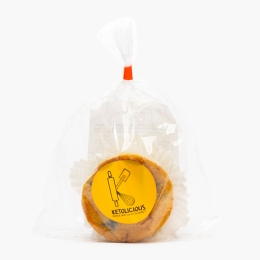 Brioșă keto cu lămâie și afine, fără lactoză 70g