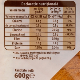 Pâine toast clasic Bongrana 600g