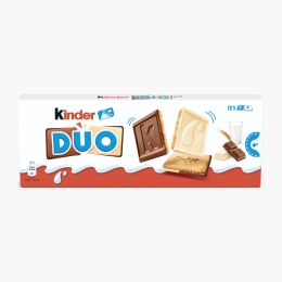 Biscuiți cu ciocolată albă și ciocolată cu lapte Duo 150g