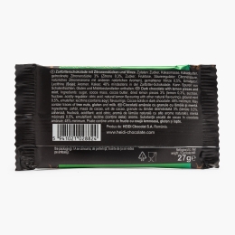 Ciocolată amăruie cu lămâie și mentă, 27g