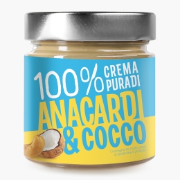 Cremă pură de caju și nucă de cocos 175g