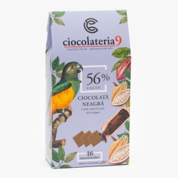 Ciocolată neagră 56% cacao, 80g (16x5g)
