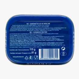 Sardine în ulei de măsline 115g