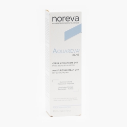 Cremă hidratantă cu textură bogată 24H Aquareva 40ml
