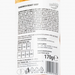 Sandwich roast beef 170g