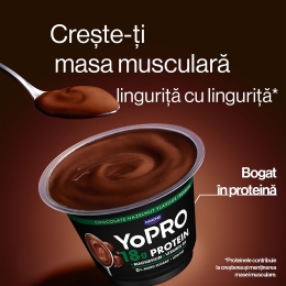 Budincă proteică cu gust de ciocolată și alune de pădure, fără zahăr adăugat 180g 