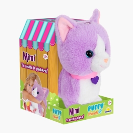 Jucărie de pluș interactivă pisicuța Mimi, 3+ ani