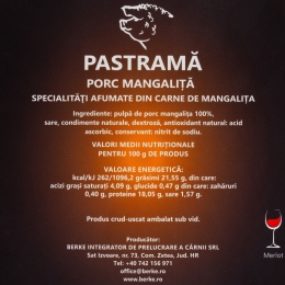 Pastramă porc Mangalița 80g